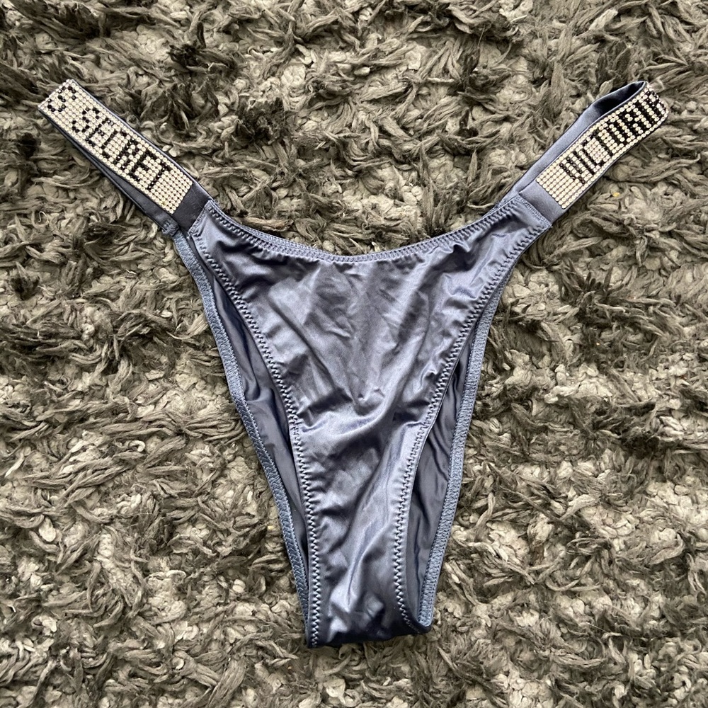 Victoria secret shine logo strap panty